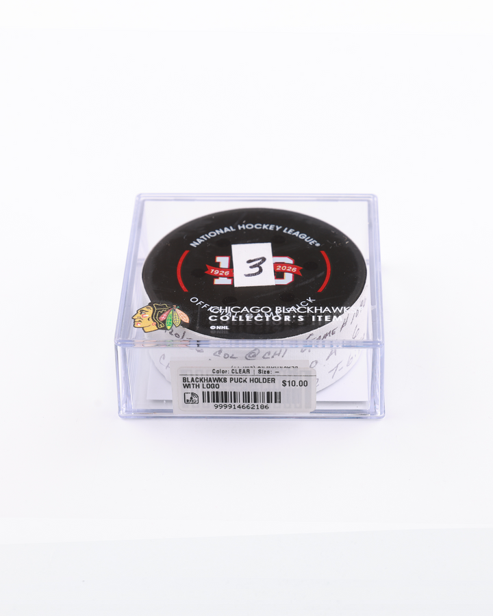Wyatt Kaiser Game-Used Goal Puck 3/20/2026 25290