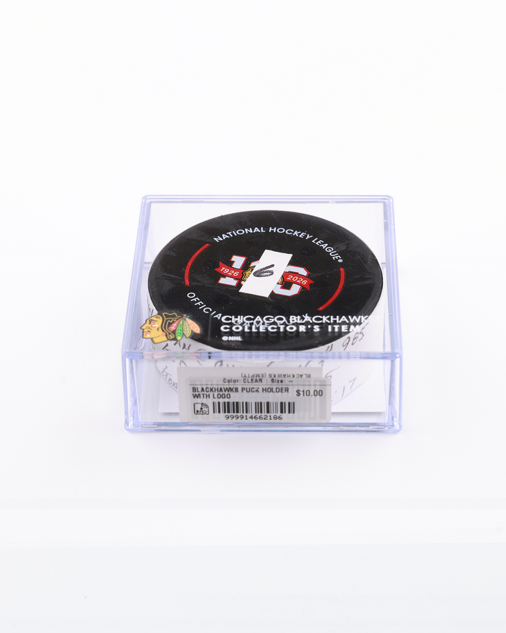 Frank Nazar Game-Used Goal Puck 3/6/26 25233