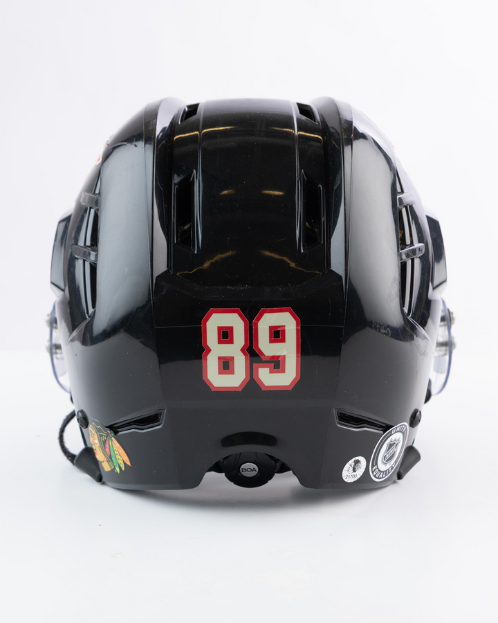 Andreas Athanasiou Game-Used Black Helmet 21700