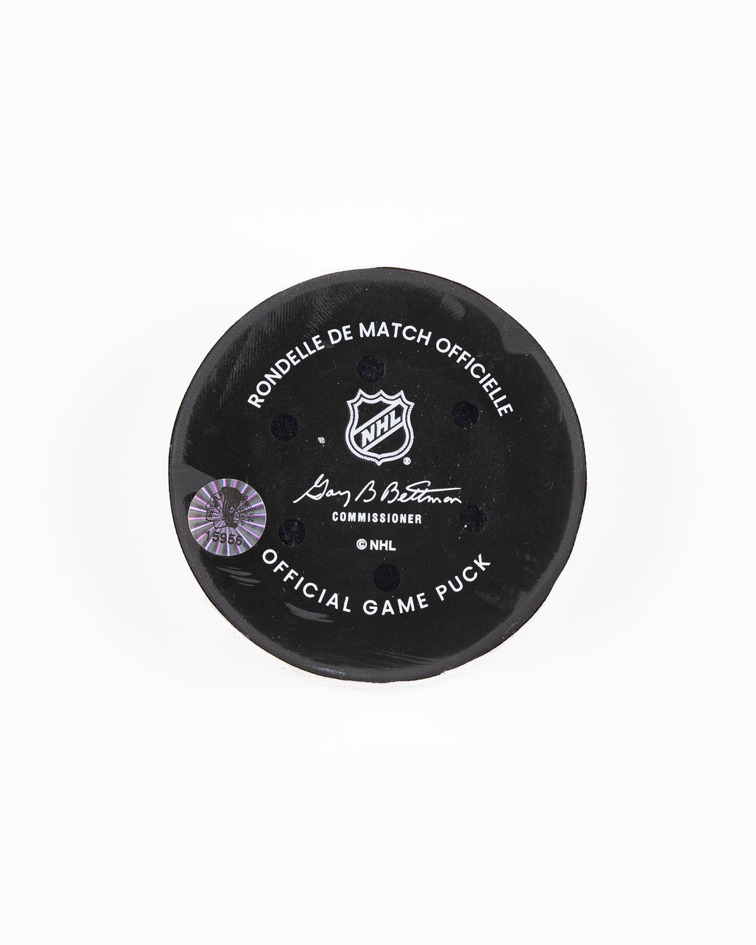 Nick Foligno Game-Used Goal Puck 12/1/24 15956