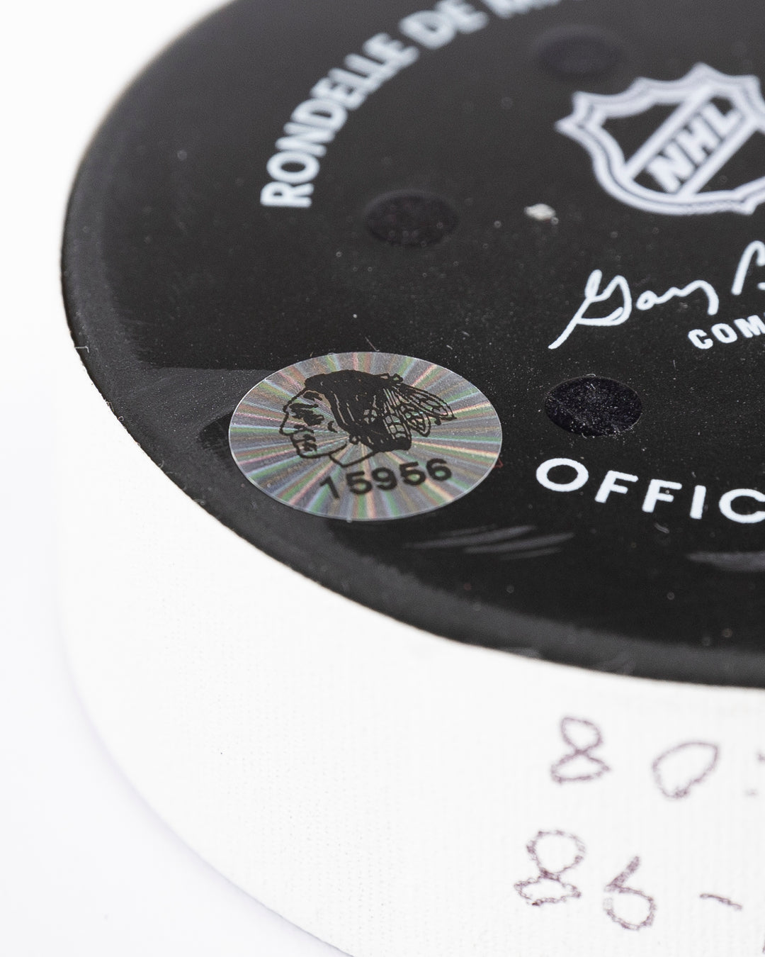 Nick Foligno Game-Used Goal Puck 12/1/24 15956