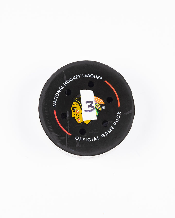 Ilya Mikheyev Game-Used Goal Puck 12/17/24 16646