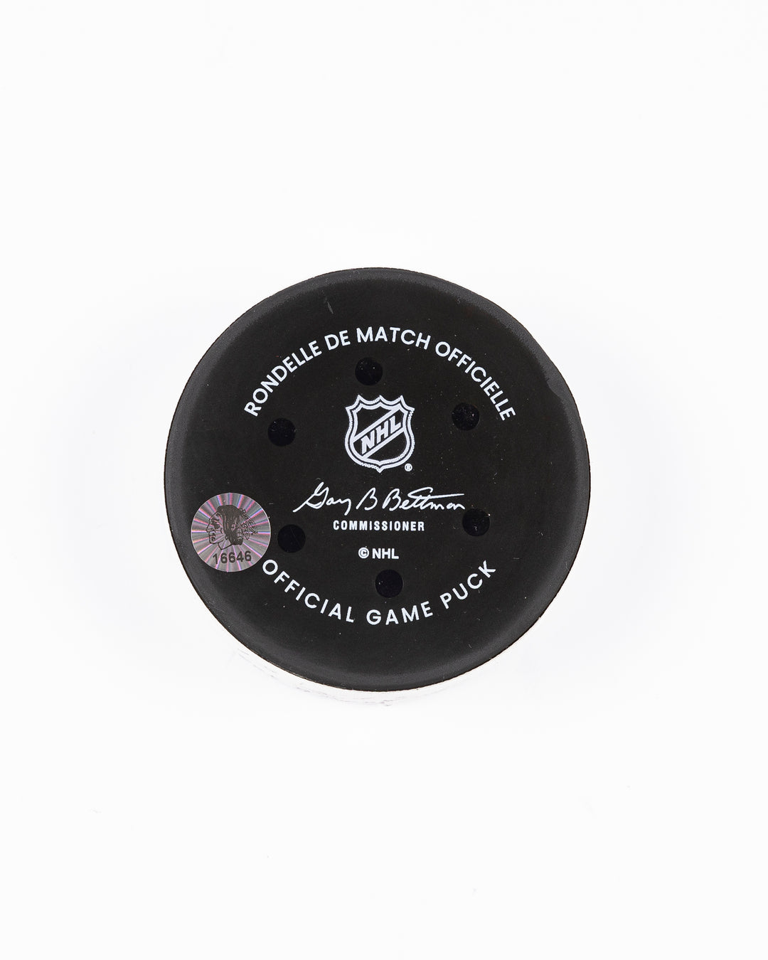 Ilya Mikheyev Game-Used Goal Puck 12/17/24 16646