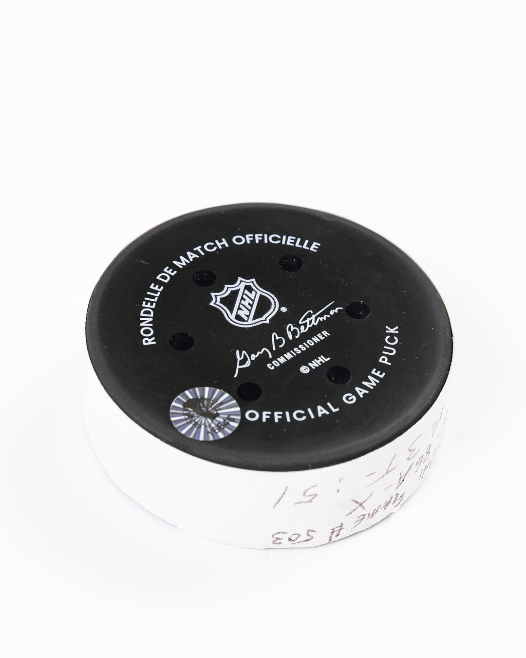Ilya Mikheyev Game-Used Goal Puck 12/17/24 16646