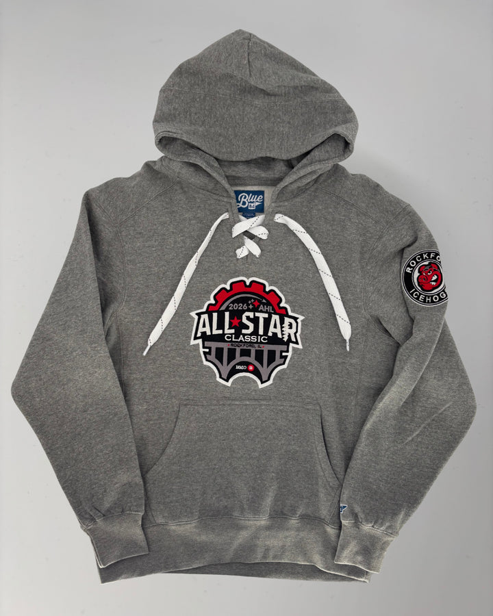 Rockford IceHogs Graphite All Star Laced Hoodie