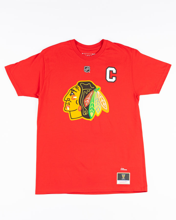 Mitchell &amp; Ness Chicago Blackhawks 1997 Chelios Legacy Name and Number Tee