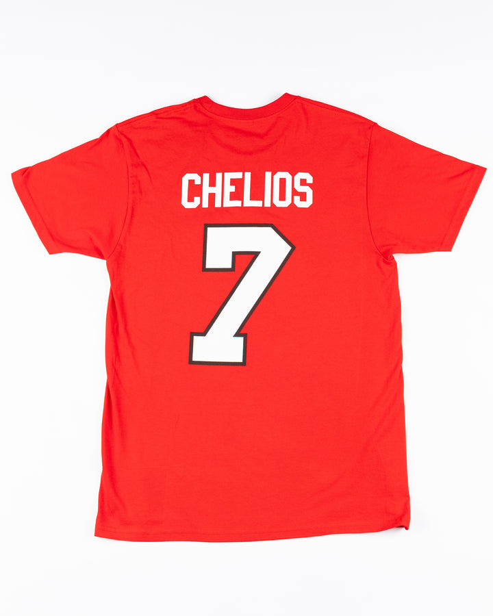 Mitchell &amp; Ness Chicago Blackhawks 1997 Chelios Legacy Name and Number Tee