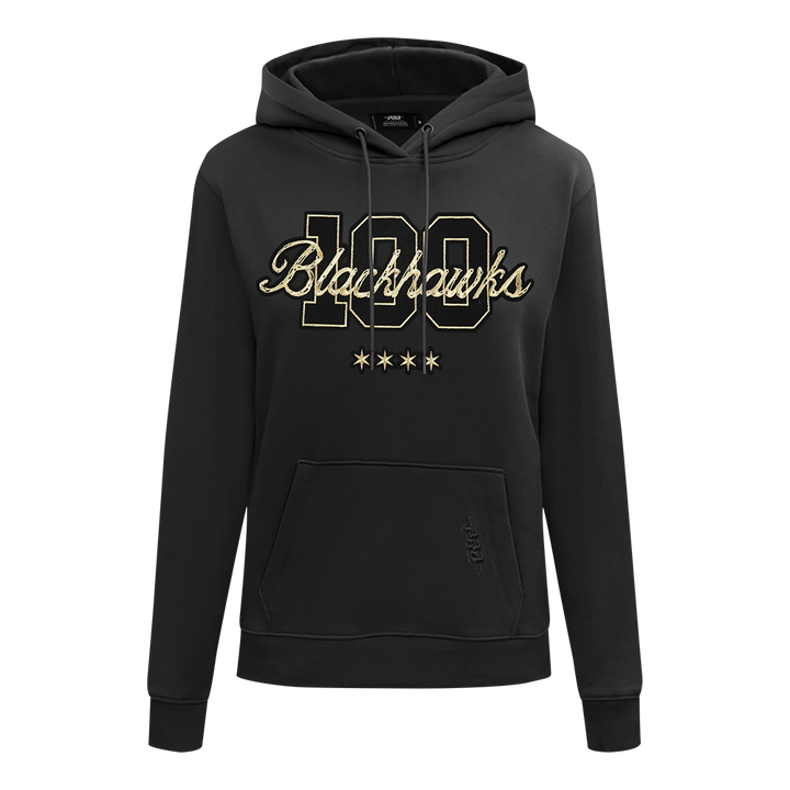 Pro Standard Chicago Blackhawks Centennial Black &amp; Gold Women&