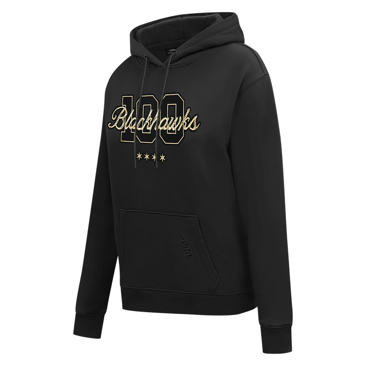 Pro Standard Chicago Blackhawks Centennial Black &amp; Gold Women&