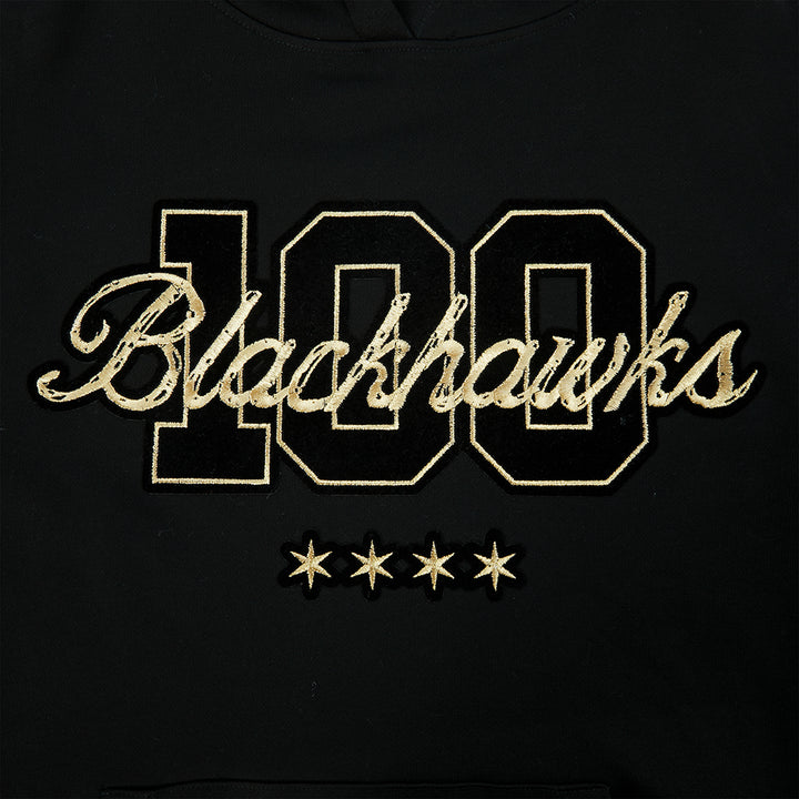 Pro Standard Chicago Blackhawks Centennial Black &amp; Gold Women&