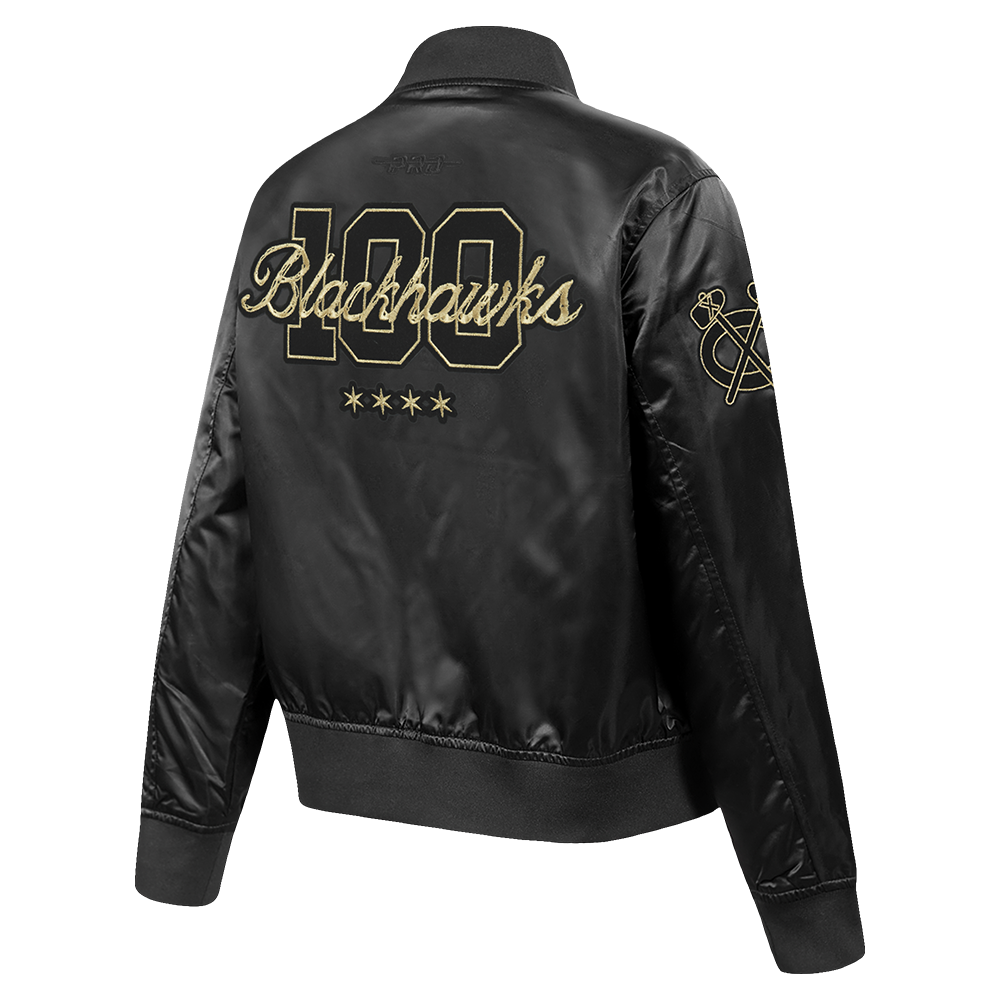 Pro Standard Chicago Blackhawks Centennial Black &amp; Gold Women&