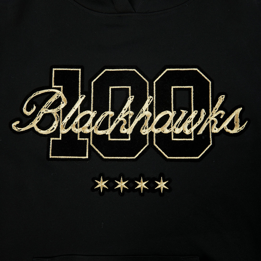 Pro Standard Chicago Blackhawks Centennial Black &amp; Gold Women&