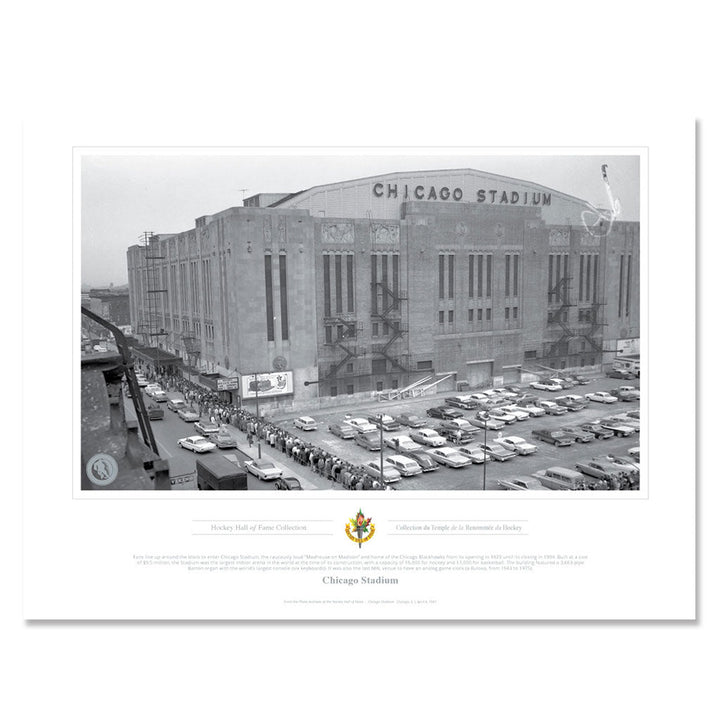 Chicago Blackhawks Memorabilia Madhouse on Madison Black &amp; White Classic Print