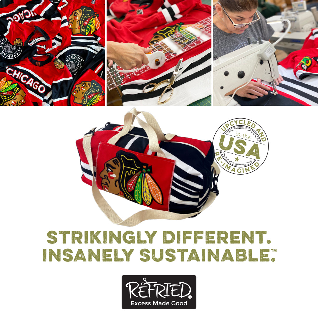 Refried Chicago Blackhawks Tote Bag