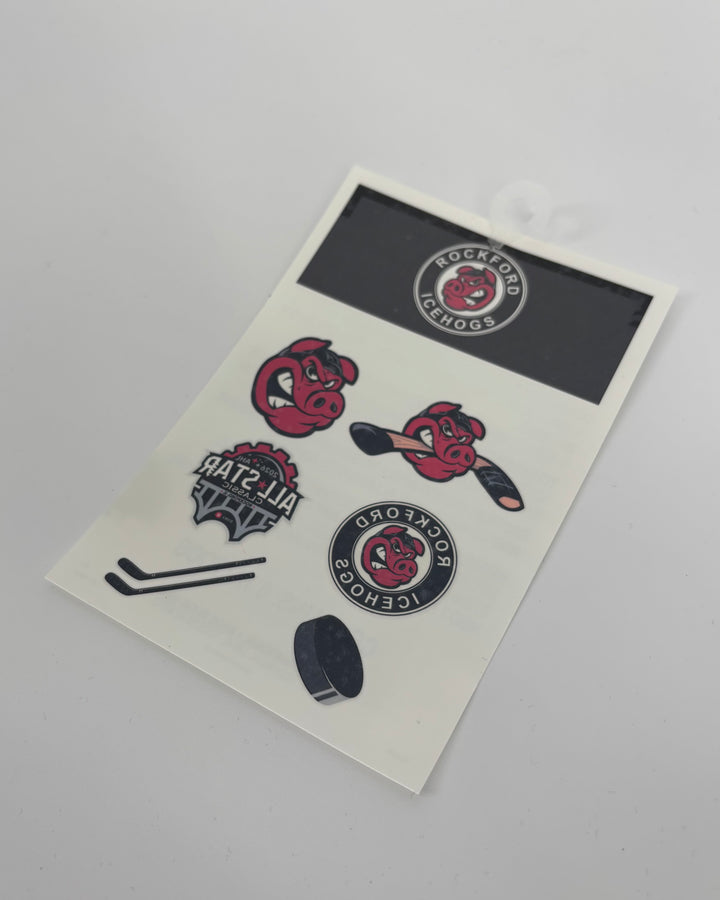 Rockford IceHogs Temporary Tattoos