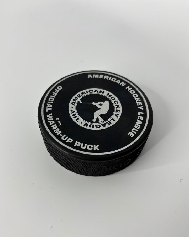 Rockford IceHogs Retro Official Warm Up Puck