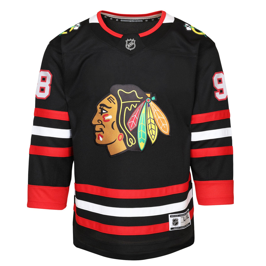 Youth Chicago Blackhawks Premier Alternate Connor Bedard Jersey