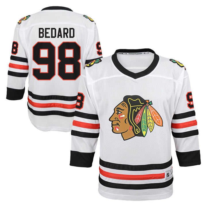 Toddler Chicago Blackhawks Connor Bedard Away Jersey