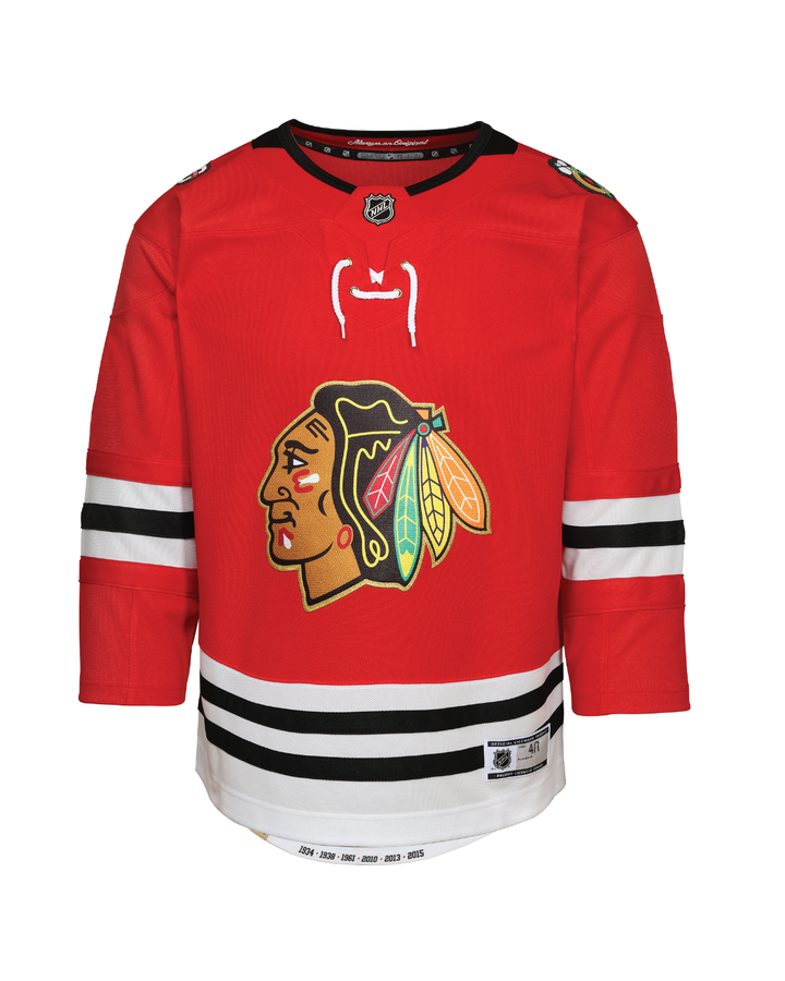 Kids Chicago Blackhawks Centennial Premier Blank Jersey