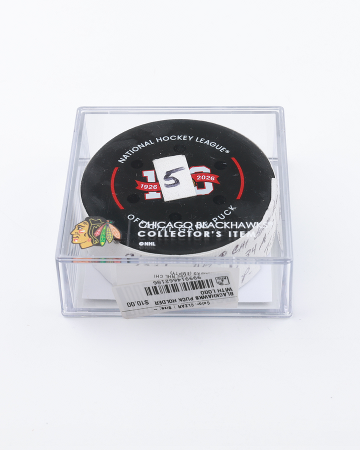 Nick Foligno Game-Used Goal Puck 12/28/2025 23811