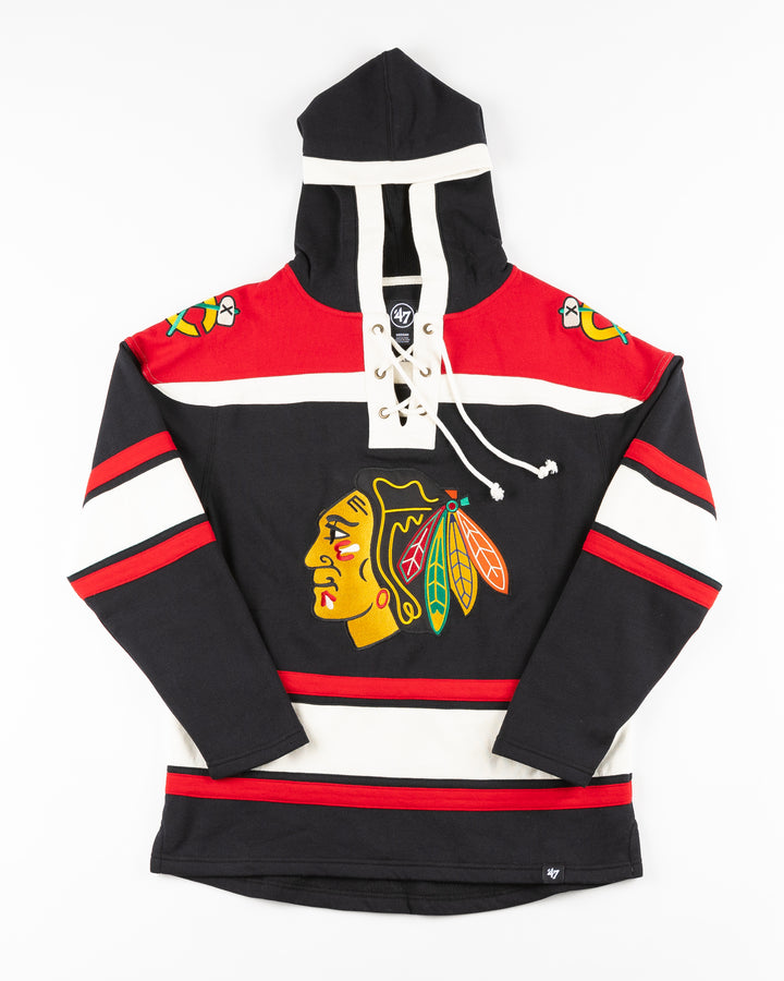 black and red &