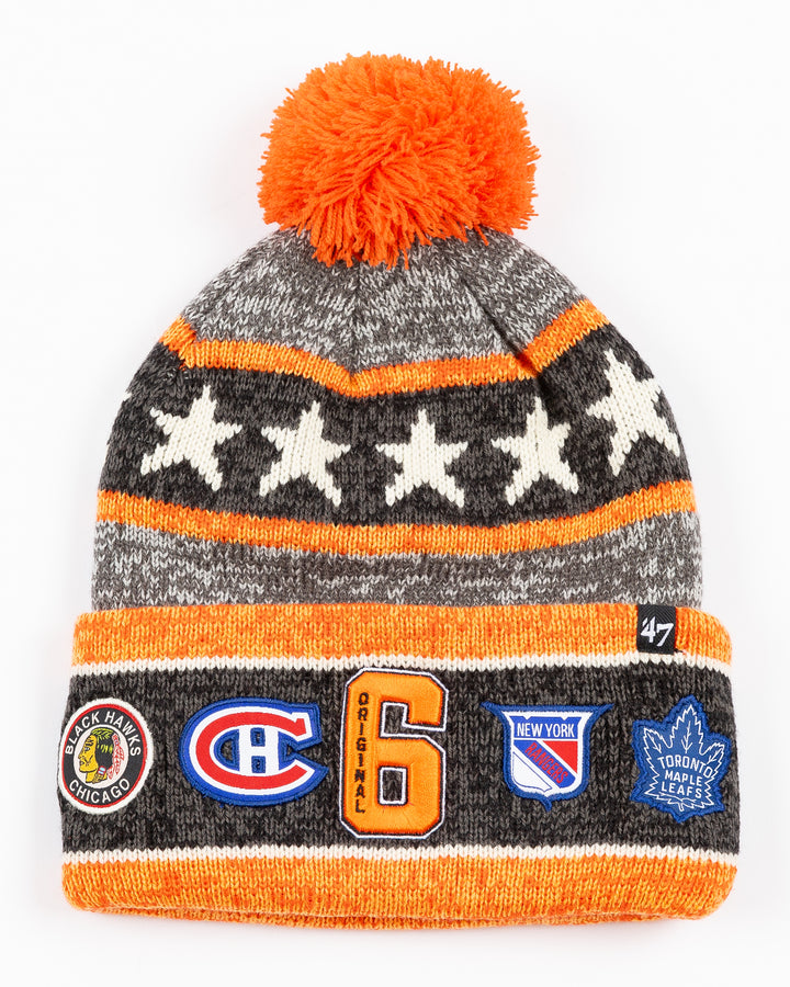 grey and orange &
