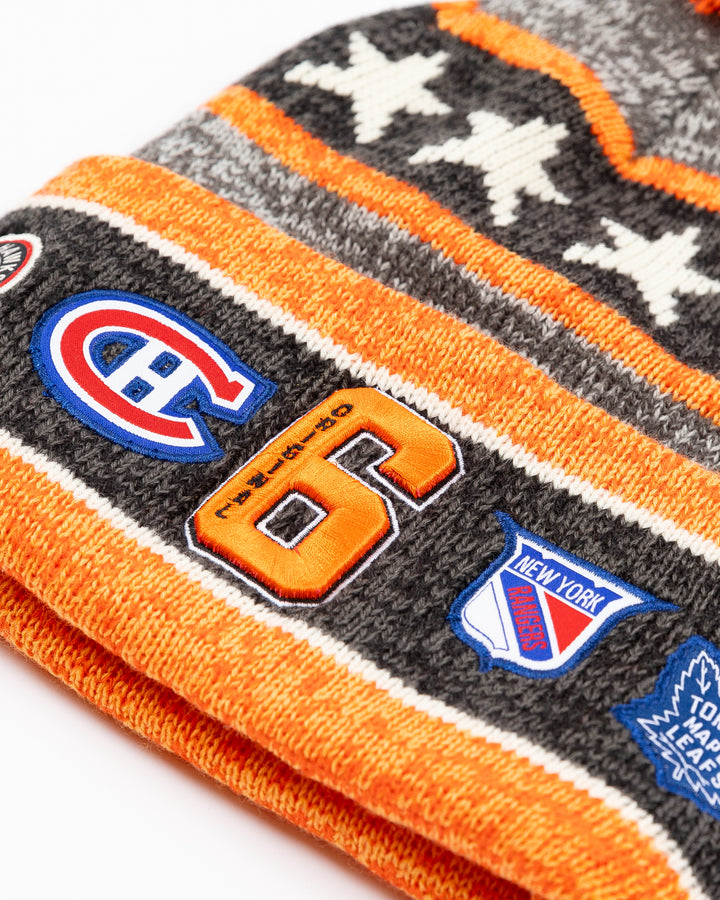 grey and orange &