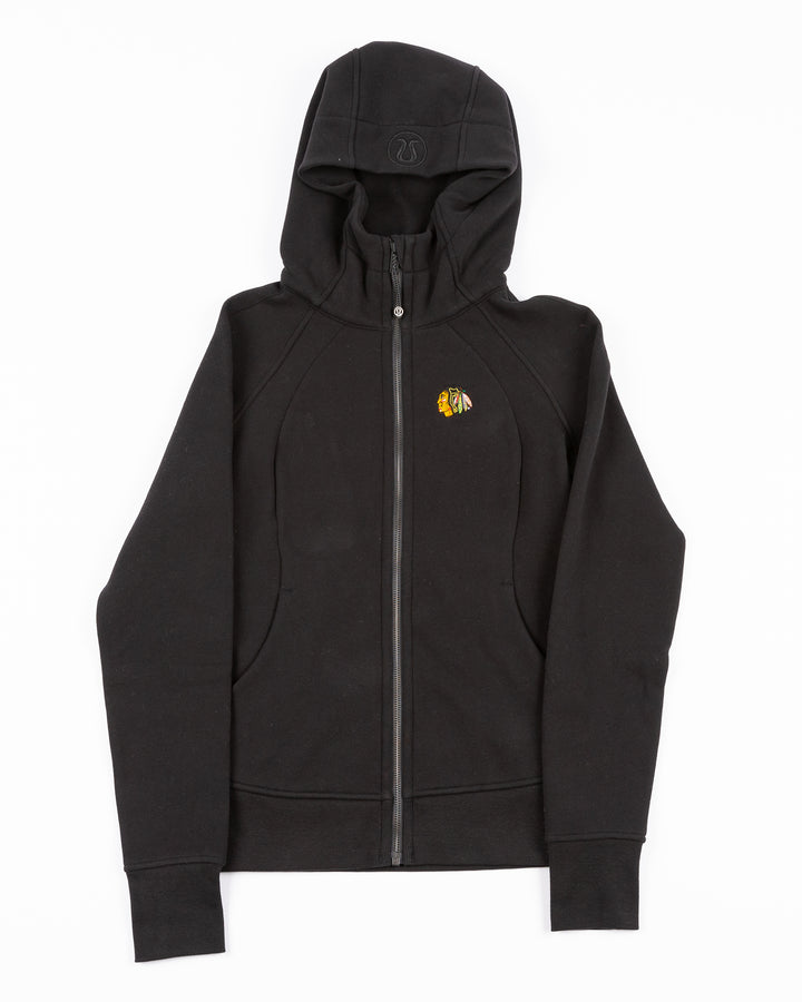black lululemon scuba full zip women&