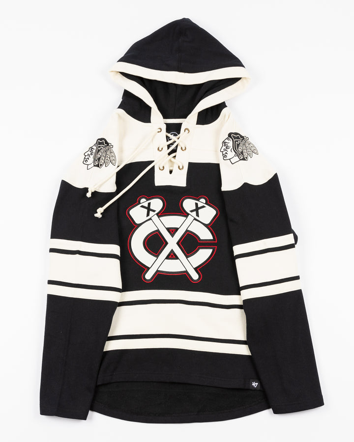 black and cream &