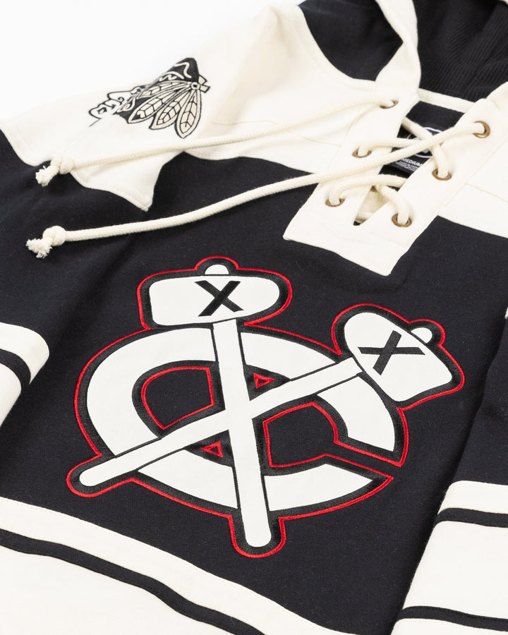 black and cream &