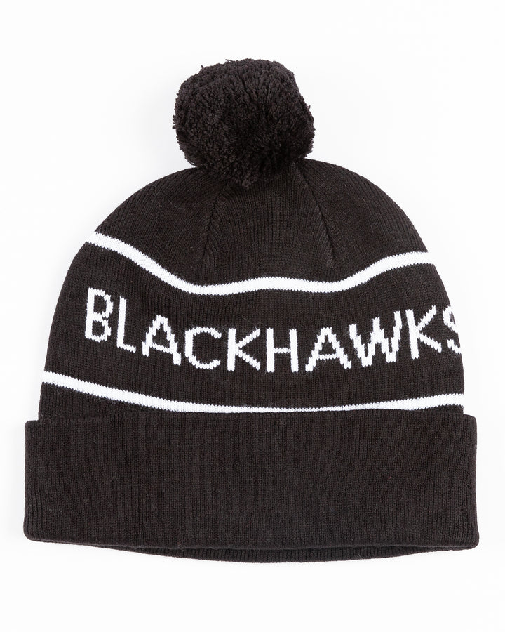 Line Chance Chicago Blackhawks Pom Toque