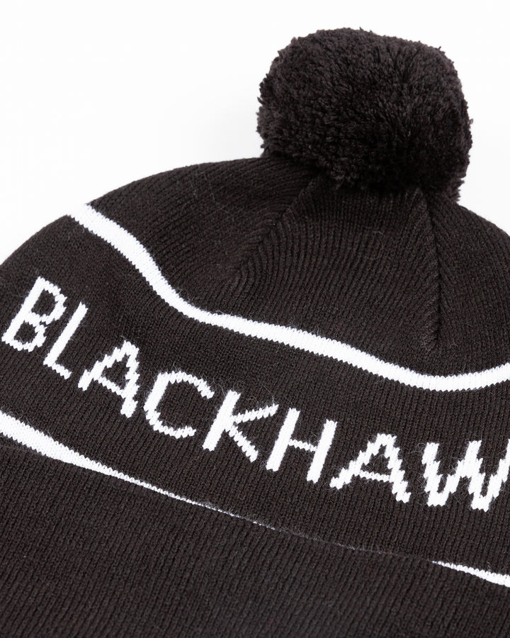 Line Chance Chicago Blackhawks Pom Toque