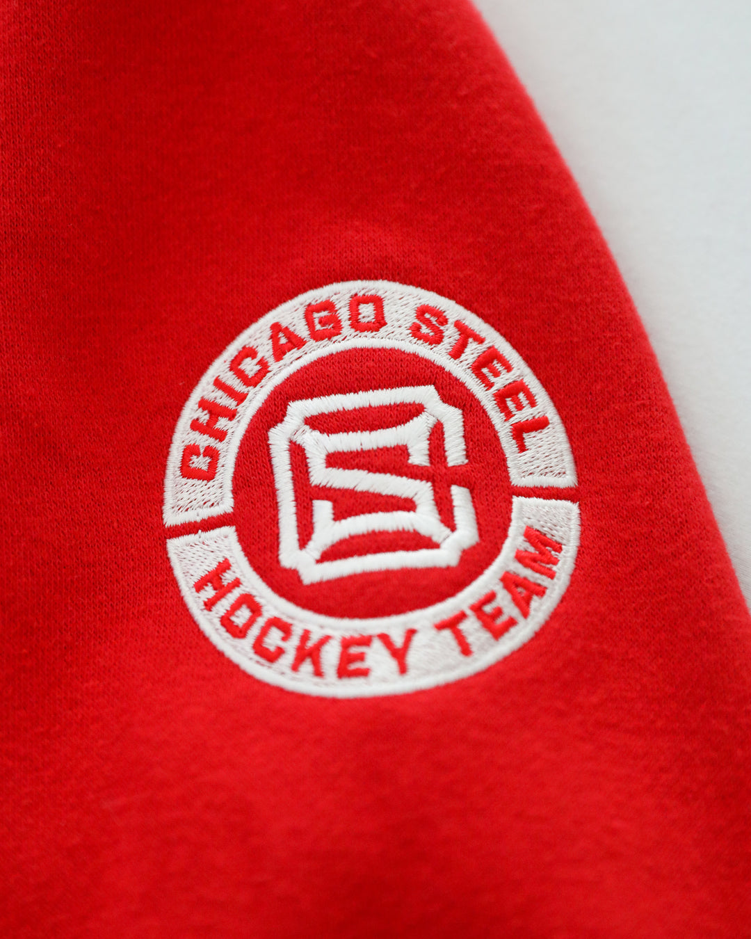 Chicago Steel New Logo Red Crewneck Sweatshirt