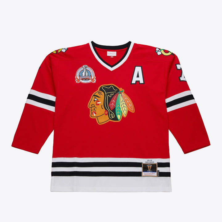 Mitchell &amp; Ness Chicago Blackhawks 1991-92 Chris Chelios Power Play Jersey