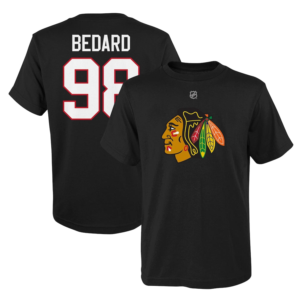 Chicago Blackhawks Connor Bedard Youth Player Tee