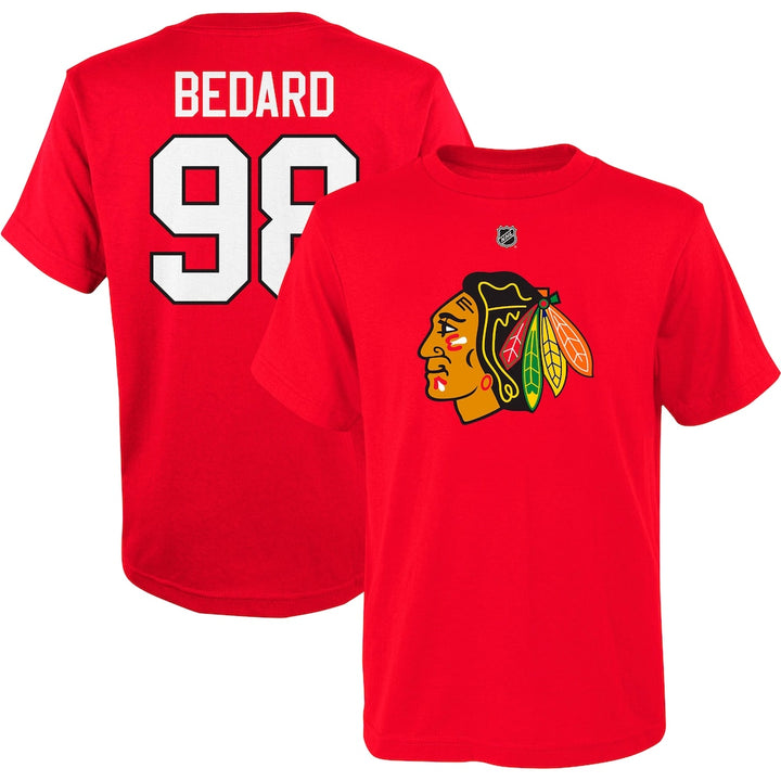Chicago Blackhawks Connor Bedard Youth Player Tee