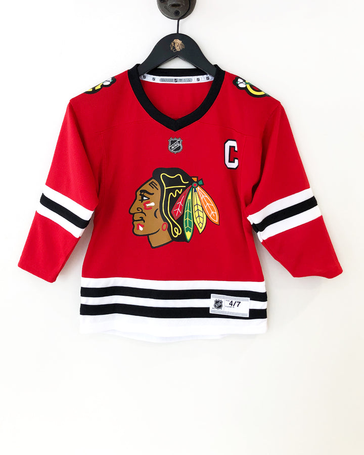 Kids Chicago Blackhawks Jonathan Toews Home Jersey