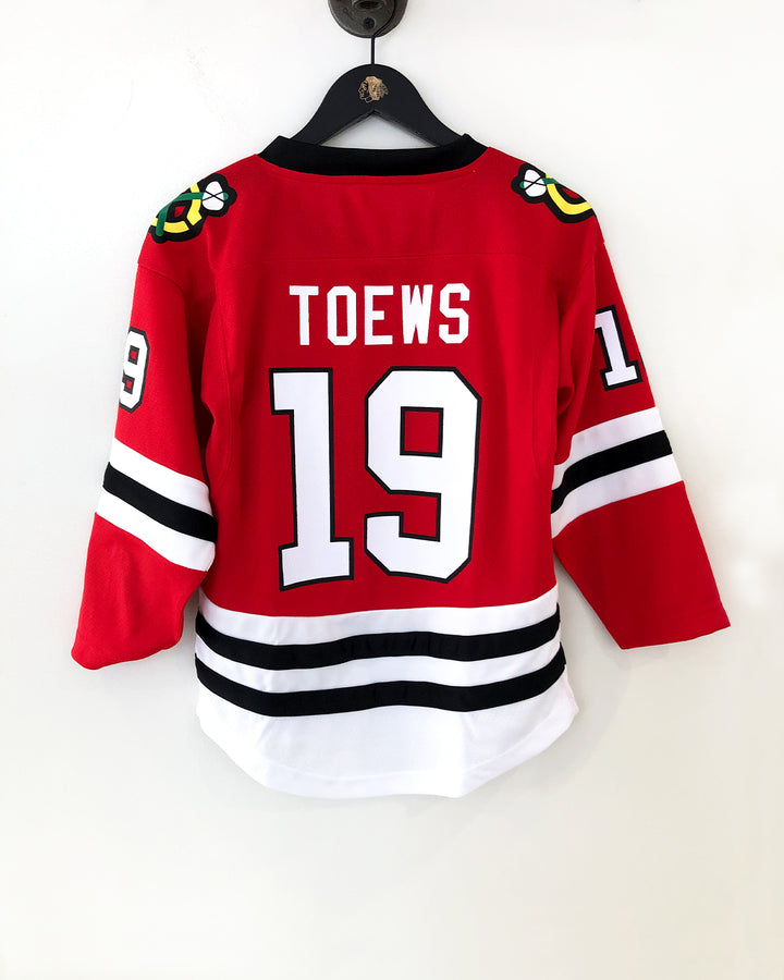Youth Chicago Blackhawks Jonathan Toews Home Replica Jersey