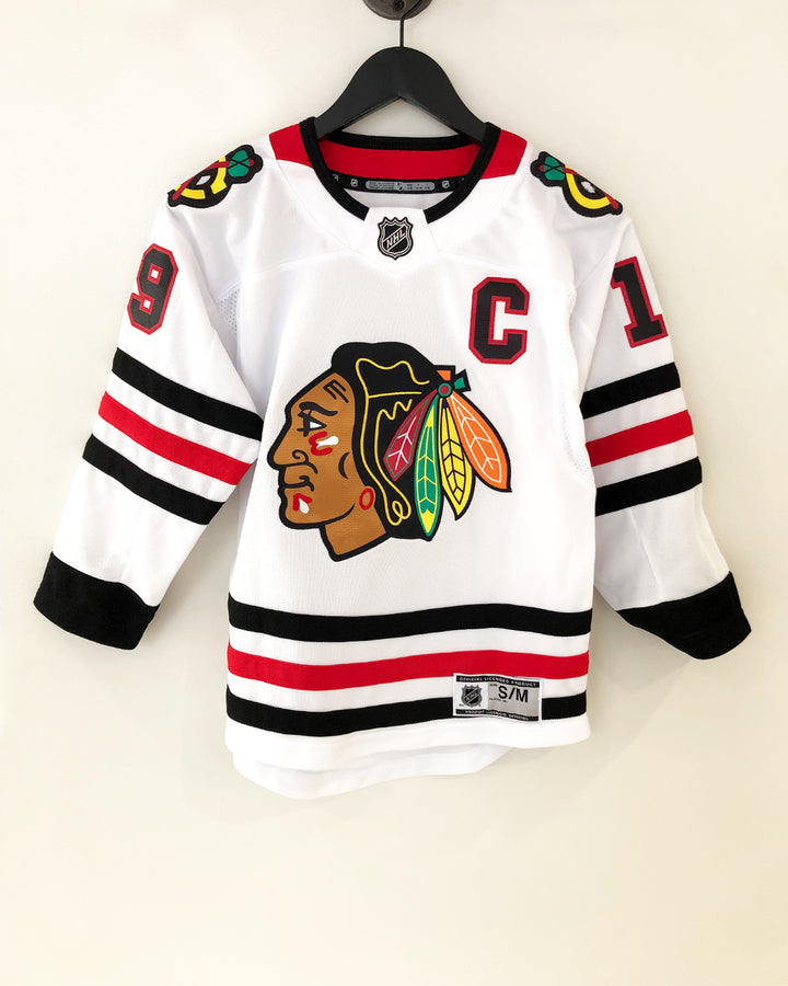 Outerstuff Youth Chicago Blackhawks Jonathan Toews Away Premier Jersey